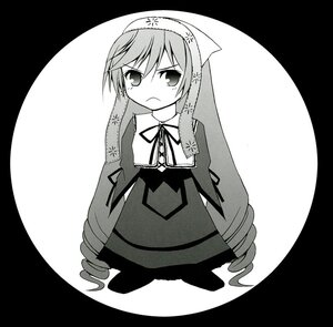 Rating: Safe Score: 0 Tags: 1girl anger_vein cross dress drill_hair full_moon greyscale image long_hair long_sleeves monochrome moon neck_ribbon ribbon solo star_(symbol) suiseiseki very_long_hair User: admin