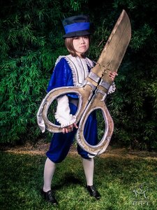 Rating: Safe Score: 0 Tags: 1girl boots brown_eyes brown_hair bush grass gun hat lips outdoors realistic signature solo souseiseki standing top_hat tree User: admin