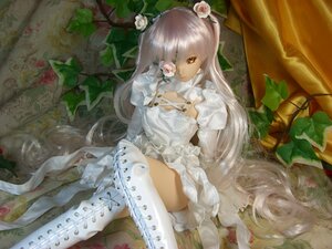 Rating: Safe Score: 0 Tags: 1girl boots doll dress flower frills hair_flower hair_ornament kirakishou long_hair rose sitting solo thigh_boots thighhighs very_long_hair vines white_dress white_flower white_hair white_rose yellow_eyes User: admin