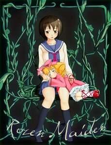 Rating: Safe Score: 0 Tags: 2girls bamboo black_legwear blonde_hair blue_sailor_collar blush bow brown_eyes brown_hair cardigan dress drill_hair full_body green_eyes hina_ichigo hinaichigo hubrael image kashiwaba_tomoe kneehighs lap_pillow mole mole_under_eye multiple_girls photoshop_(medium) pink_bow plant rozen_maiden sailor_collar school_uniform serafuku shoes short_hair sitting skirt sleeping socks solo tanabata vines yokozuwari User: admin