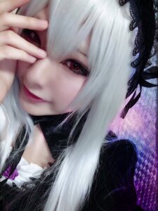 Rating: Safe Score: 0 Tags: 1girl black_choker choker closed_mouth lips portrait red_eyes rose solo suigintou white_hair User: admin