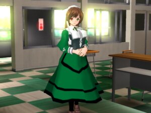 Rating: Safe Score: 0 Tags: 1girl argyle argyle_background brown_hair checkered checkered_background checkered_floor chess_piece dress green_dress green_eyes heterochromia image indoors looking_at_viewer perspective red_eyes smile solo suiseiseki tile_floor tiles window User: admin
