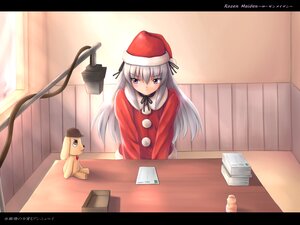 Rating: Safe Score: 0 Tags: 1girl auto_tagged blush hair_ribbon hat image letterboxed long_hair ribbon santa_costume santa_hat silver_hair solo suigintou User: admin