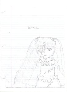 Rating: Safe Score: 0 Tags: 1girl dress flower frills hair_ornament image kirakishou looking_at_viewer monochrome solo User: admin