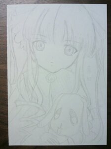 Rating: Safe Score: 0 Tags: 1girl auto_tagged blush border close-up face image long_hair looking_at_viewer monochrome shinku simple_background sketch solo traditional_media white_background User: admin