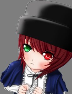 Rating: Safe Score: 0 Tags: 1boy 1girl blue_dress blush brown_hair dress frills green_eyes hat heterochromia image long_sleeves looking_at_viewer red_eyes ribbon short_hair siblings sisters solo solo_focus souseiseki suiseiseki twins User: admin