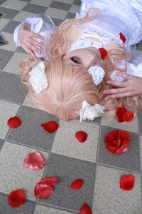 Rating: Safe Score: 0 Tags: 1girl argyle argyle_background argyle_legwear bathtub blonde_hair board_game checkered checkered_background checkered_floor chess_piece flower kirakishou lying on_back on_floor perspective petals red_flower red_rose rose rose_petals solo tile_floor tile_wall tiles water User: admin