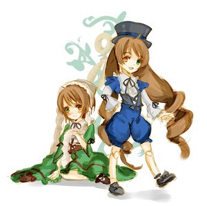 Rating: Safe Score: 0 Tags: auto_tagged blue_dress bow brown_hair dress frills green_eyes hat heterochromia image long_hair long_sleeves multiple_girls open_mouth pair red_eyes short_hair siblings sisters smile souseiseki suiseiseki top_hat twins twintails underwear very_long_hair User: admin