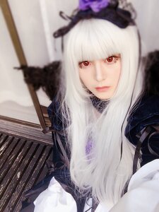 Rating: Safe Score: 0 Tags: 1girl bangs blunt_bangs blurry blurry_background blurry_foreground closed_mouth depth_of_field flower lips long_hair looking_at_viewer red_eyes red_lips solo suigintou upper_body white_hair User: admin