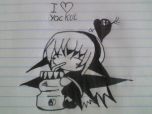 Rating: Safe Score: 0 Tags: 1girl bat_wings chibi heart image long_hair monochrome pointy_ears solo suigintou wings User: admin