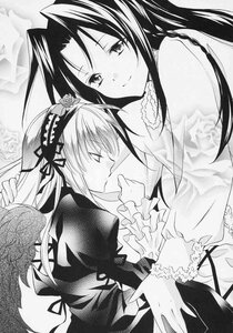 Rating: Safe Score: 0 Tags: 2girls blush closed_eyes doujinshi doujinshi_#38 dress flower frilled_sleeves frills greyscale hair_ornament hairband image long_hair long_sleeves monochrome multiple multiple_girls ribbon rose smile suigintou yuri User: admin