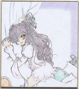 Rating: Safe Score: 0 Tags: 1girl auto_tagged border flower frills graphite_(medium) hair_ornament image kirakishou long_hair long_sleeves lying marker_(medium) photo pillow rose shikishi solo traditional_media watercolor_(medium) white_rose User: admin