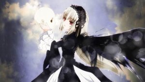 Rating: Safe Score: 0 Tags: 1girl bangs black_dress black_ribbon black_wings cloud dress frilled_sleeves frills hairband image long_hair long_sleeves red_eyes ribbon silver_hair sky solo suigintou very_long_hair wings User: admin
