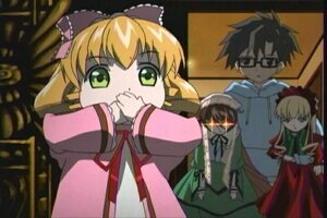 Rating: Safe Score: 0 Tags: 1boy 2girls blonde_hair blurry blush bonnet bow depth_of_field dress frills glasses green_eyes hair_bow hina_ichigo image indoors long_hair long_sleeves looking_at_viewer multiple multiple_girls photo pink_bow ribbon school_uniform shinku shirt tagme upper_body User: admin