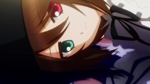 Rating: Safe Score: 0 Tags: 1girl black_headwear black_neckwear black_ribbon brown_hair closed_mouth green_eyes hair_between_eyes hat heterochromia image looking_at_viewer neck_ribbon ribbon short_hair simple_background smile solo souseiseki suiseiseki white_background User: admin