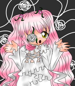 Rating: Safe Score: 0 Tags: 1girl blush flower frills hair_flower image kirakishou long_hair open_mouth pink_hair rose solo thorns very_long_hair vines yellow_eyes User: admin