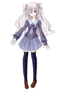 Rating: Safe Score: 0 Tags: 1girl :o black_legwear blush flower full_body hair_flower hair_ornament hair_ribbon image kirakishou long_hair long_sleeves looking_at_viewer pleated_skirt ribbon school_uniform serafuku shoes skirt solo standing thighhighs two_side_up yellow_eyes zettai_ryouiki User: admin