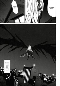 Rating: Safe Score: 0 Tags: 2girls building comic doujinshi doujinshi_#12 dress greyscale image long_hair monochrome multiple multiple_girls page_number ribbon sky wings User: admin