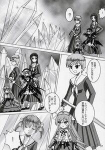 Rating: Safe Score: 0 Tags: ! !! 1boy comic doujinshi doujinshi_#120 dress greyscale holding_umbrella image long_hair monochrome multiple multiple_boys multiple_girls school_uniform short_hair twintails umbrella weapon User: admin