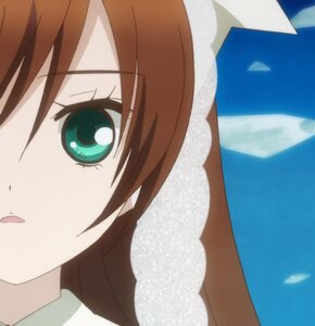 Rating: Safe Score: 0 Tags: 1girl blush brown_hair close-up face image looking_at_viewer open_mouth sky solo suiseiseki User: admin