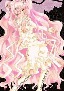 Rating: Safe Score: 0 Tags: 1girl boots cross-laced_footwear dress flower frills gradient_hair hair_flower hair_ornament image kirakishou long_hair pink_hair solo very_long_hair wavy_hair yellow_eyes User: admin