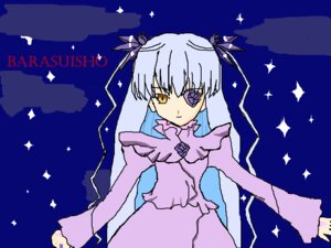 Rating: Safe Score: 0 Tags: 1girl auto_tagged barasuishou dress image long_hair long_sleeves looking_at_viewer oekaki ribbon solo sparkle suigintou yellow_eyes User: admin