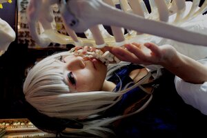Rating: Safe Score: 0 Tags: 1girl animal blonde_hair blurry depth_of_field lips long_hair realistic solo suigintou white_hair User: admin