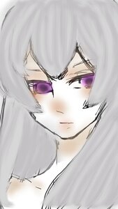 Rating: Safe Score: 0 Tags: 1girl blush close-up closed_mouth face frown grey_hair image long_hair looking_at_viewer portrait purple_eyes simple_background solo suigintou white_background User: admin