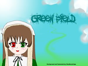 Rating: Safe Score: 0 Tags: 1girl :d blue_sky blush_stickers brown_hair day dress eyebrows_visible_through_hair green_eyes heterochromia image long_hair looking_at_viewer open_mouth outdoors red_eyes ribbon sky smile solo suiseiseki User: admin