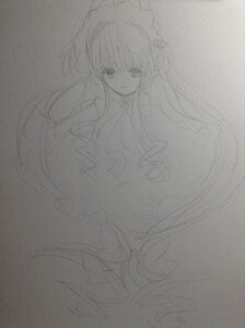 Rating: Safe Score: 0 Tags: 1girl bow greyscale hakurei_reimu image long_hair looking_at_viewer monochrome shinku sketch solo traditional_media very_long_hair User: admin