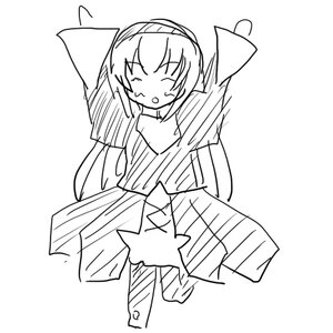 Rating: Safe Score: 0 Tags: 1girl closed_eyes greyscale hairband image monochrome simple_background solo suigintou suzumiya_haruhi white_background User: admin