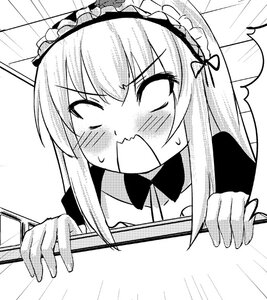 Rating: Safe Score: 0 Tags: 1girl blush closed_eyes emphasis_lines frilled_hairband greyscale hairband holding image long_hair monochrome open_mouth solo suigintou User: admin