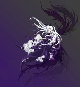 Rating: Safe Score: 0 Tags: 1girl black_wings dress floating_hair flower frilled_sleeves frills full_body hairband image long_hair long_sleeves purple_flower purple_rose rose silver_hair solo suigintou very_long_hair wide_sleeves wings User: admin