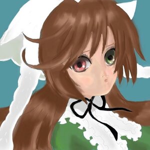 Rating: Safe Score: 0 Tags: 1girl bangs black_ribbon braid brown_hair collar dress frills green_eyes heterochromia image long_hair long_sleeves looking_at_viewer red_eyes ribbon simple_background solo suiseiseki upper_body User: admin