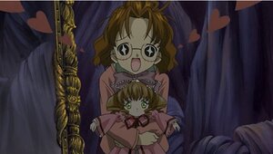 Rating: Safe Score: 0 Tags: 1girl :d bow brown_hair curtains dress glasses green_eyes heart hina_ichigo hinaichigo human long_sleeves looking_at_viewer open_mouth pair pink_bow pink_dress sakurada_nori screenshot short_hair smile solo User: admin