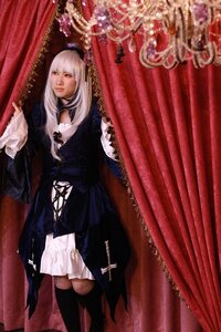Rating: Safe Score: 0 Tags: 1girl cape curtains long_hair solo suigintou thighhighs white_hair User: admin