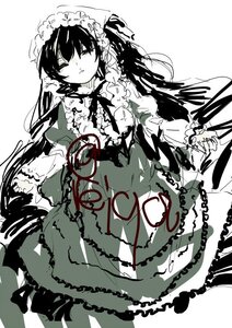 Rating: Safe Score: 0 Tags: 1girl black_hair chain closed_eyes dress flower frilled_dress frills image long_hair long_sleeves monochrome solo suiseiseki very_long_hair User: admin