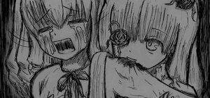 Rating: Safe Score: 0 Tags: 1girl blood blood_on_face braid crying greyscale hinaichigo image injury kirakishou long_hair monochrome open_mouth pair tears User: admin
