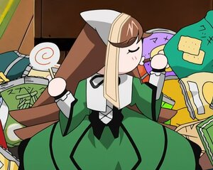 Rating: Safe Score: 0 Tags: 1girl blonde_hair candy closed_eyes dress food image lollipop long_hair solo suiseiseki User: admin