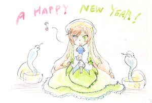 Rating: Safe Score: 0 Tags: 1girl auto_tagged dress green_dress green_eyes image long_hair long_sleeves musical_note pink_hair solo suiseiseki very_long_hair User: admin