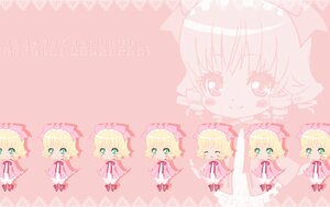 Rating: Safe Score: 0 Tags: 1girl apron blonde_hair blush bow chibi closed_eyes dress eyebrows_visible_through_hair green_eyes hair_bow hinaichigo image maid maid_headdress open_mouth pantyhose pink_bow pink_dress pink_shirt short_hair smile solo waist_apron white_legwear User: admin