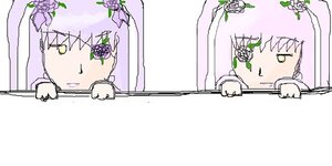 Rating: Safe Score: 0 Tags: auto_tagged barasuishou flower green_eyes head_wreath image kirakishou multiple_girls pair white_flower white_rose yellow_eyes User: admin