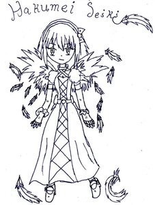 Rating: Safe Score: 0 Tags: 1girl akemi_homura dress feathers full_body greyscale image long_dress looking_at_viewer monochrome simple_background solo standing suigintou wings User: admin