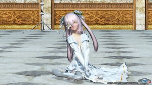 Rating: Safe Score: 0 Tags: 1girl dress flower green_eyes hair_between_eyes hair_flower hair_ornament image kirakishou kneeling long_hair looking_at_viewer solo watermark white_dress User: admin