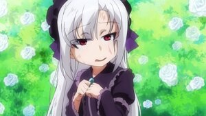 Rating: Safe Score: 0 Tags: 1girl black_flower black_rose flower hat image long_hair pink_rose red_eyes rose silver_hair smile solo suigintou white_flower white_rose yellow_rose User: admin