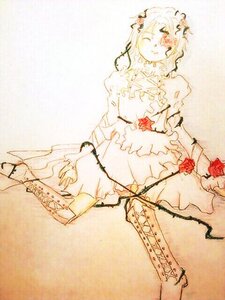 Rating: Safe Score: 0 Tags: 1girl boots closed_eyes dress flower hair_ornament image kirakishou rose solo veil User: admin