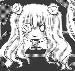Rating: Safe Score: 0 Tags: 1girl :3 dress greyscale hair_ornament halftone image kirakishou long_hair monochrome polka_dot smile solo User: admin
