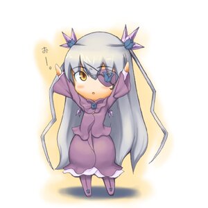 Rating: Safe Score: 0 Tags: 1girl :o arms_up bangs barasuishou blush chibi dress eyepatch full_body hair_ornament image jingai_modoki long_hair long_sleeves looking_at_viewer lowres photoshop_(medium) purple_legwear rozen_maiden silver_hair solo standing two_side_up very_long_hair User: admin