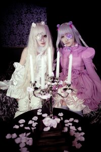 Rating: Safe Score: 0 Tags: 2girls blindfold blonde_hair dress eyepatch flower hair_ornament lips long_hair multiple_cosplay multiple_girls rose tagme User: admin