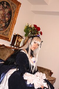 Rating: Safe Score: 0 Tags: 1girl 3d black_dress breasts dress flower lace lips long_hair long_sleeves solo suigintou very_long_hair User: admin